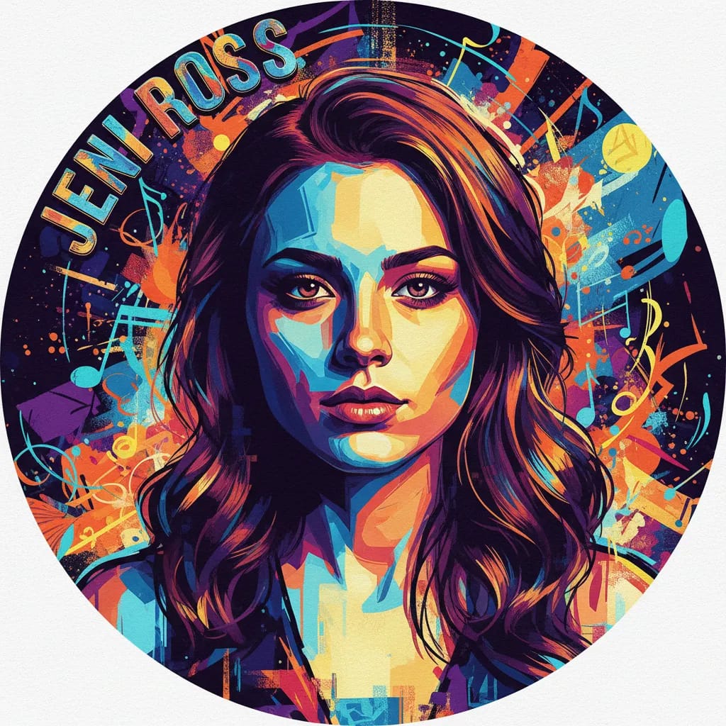 Artistic portrait of Jeni Ross