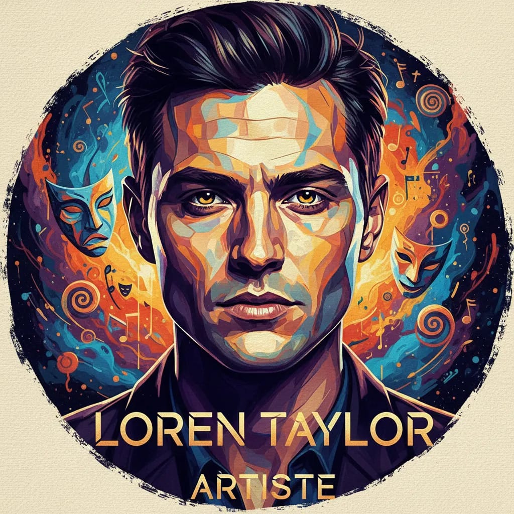 Artistic portrait of Loren Taylor