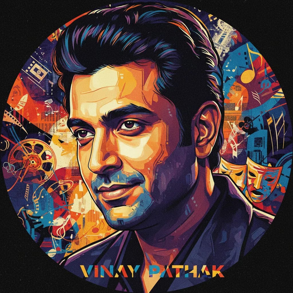 Artistic portrait of Vinay Pathak