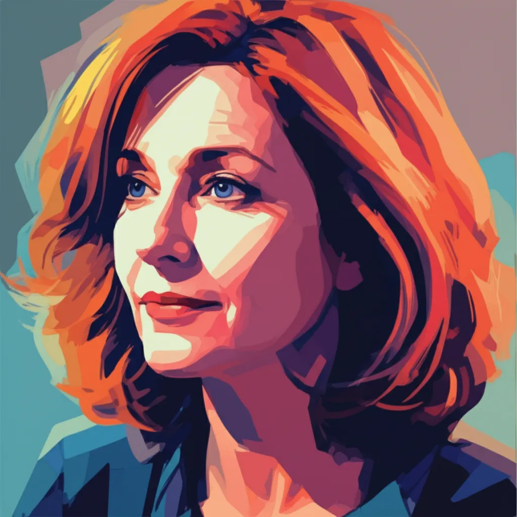 Artistic portrait of Kristine Sutherland