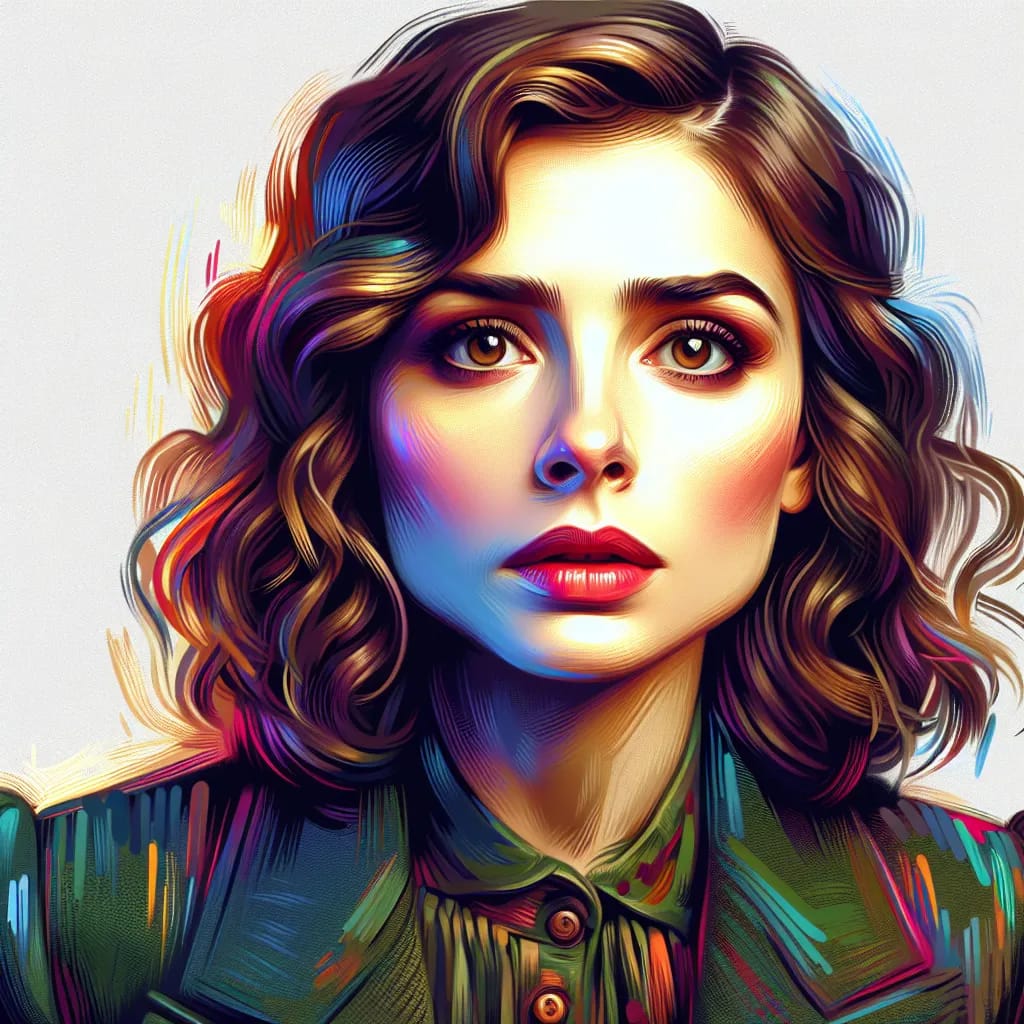 Artistic portrait of Julia Jentsch