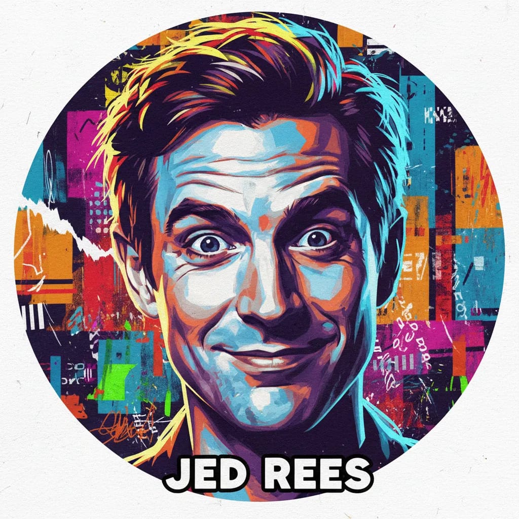 Artistic portrait of Jed Rees