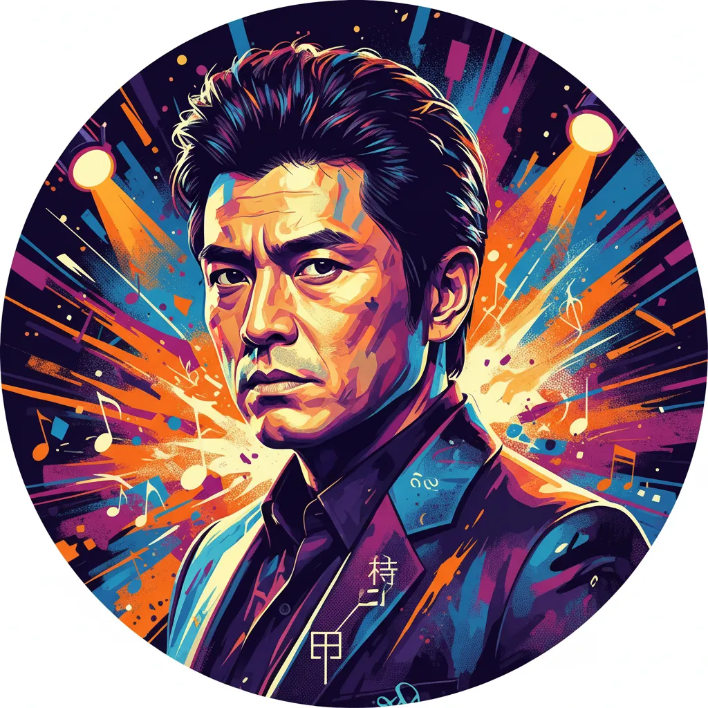 Artistic portrait of Tsutomu Tatsumi