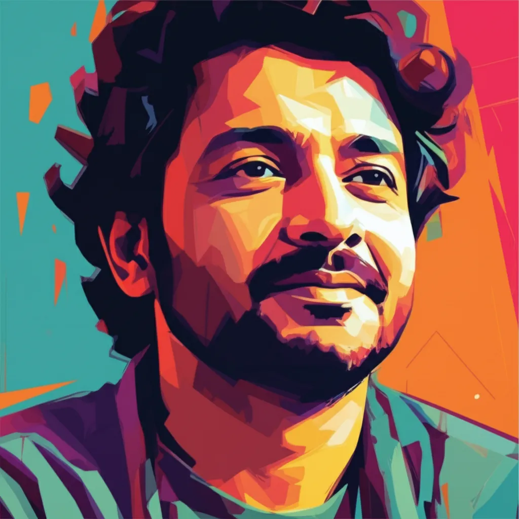 Artistic portrait of Swanand Kirkire