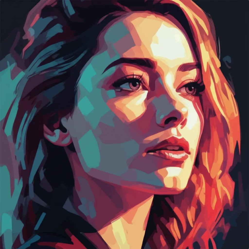Artistic portrait of Dominique McElligott