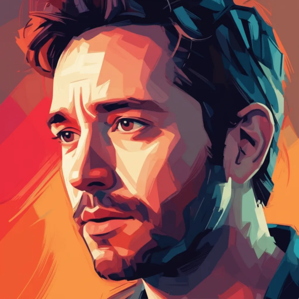 Artistic portrait of Adrian Molina