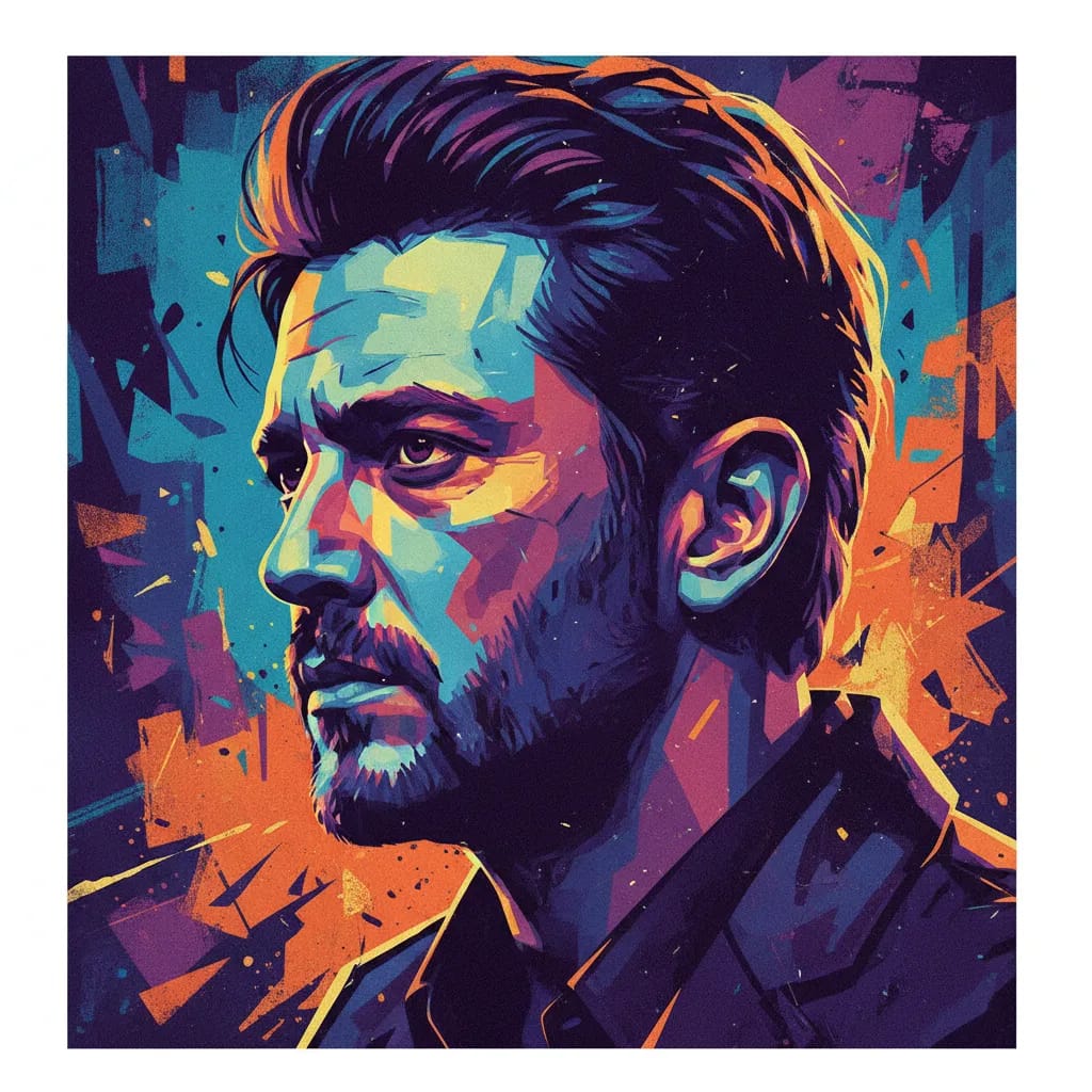 Artistic portrait of Erdem Yener