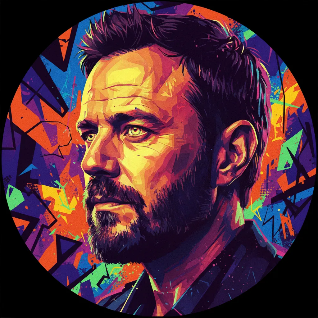 Artistic portrait of Charles Baker