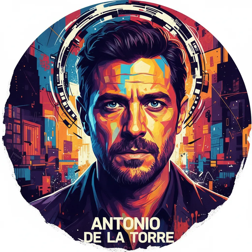 Artistic portrait of Antonio de la Torre