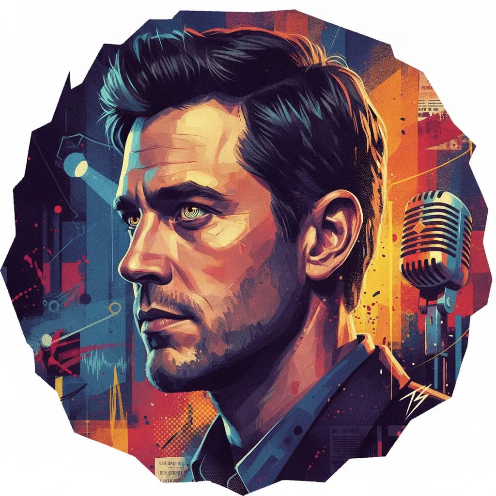 Artistic portrait of Teddy Sears
