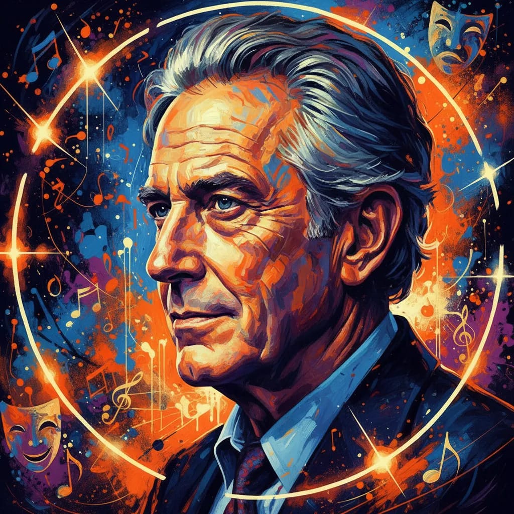Artistic portrait of John Cullum