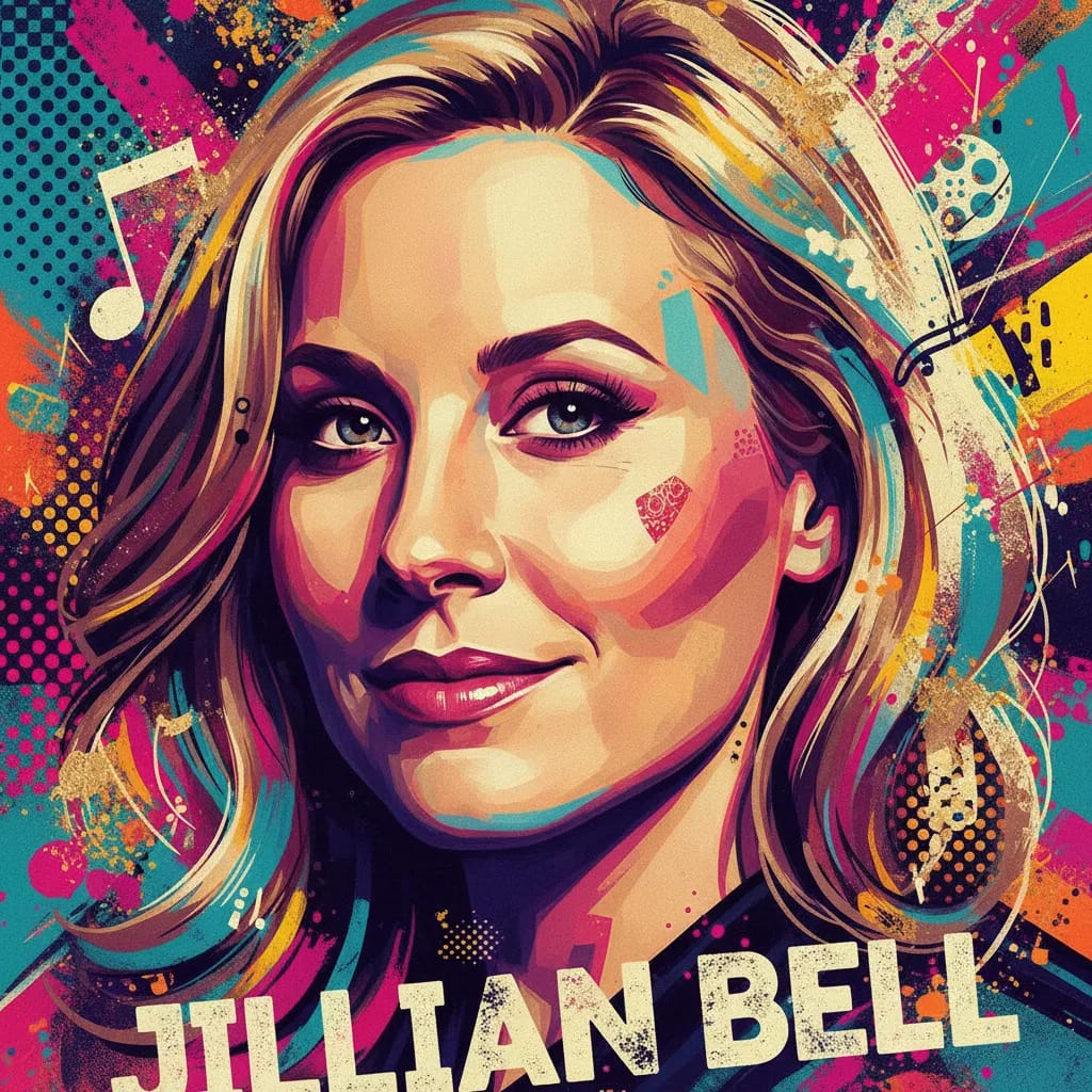 Artistic portrait of Jillian Bell