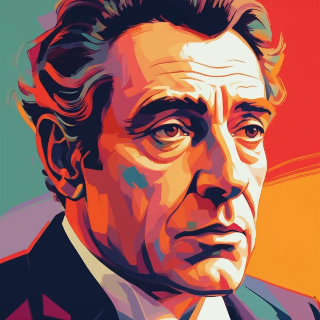 Artistic portrait of François Périer