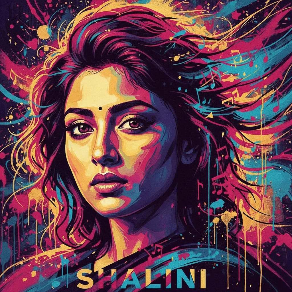 Artistic portrait of Shalini Pandey