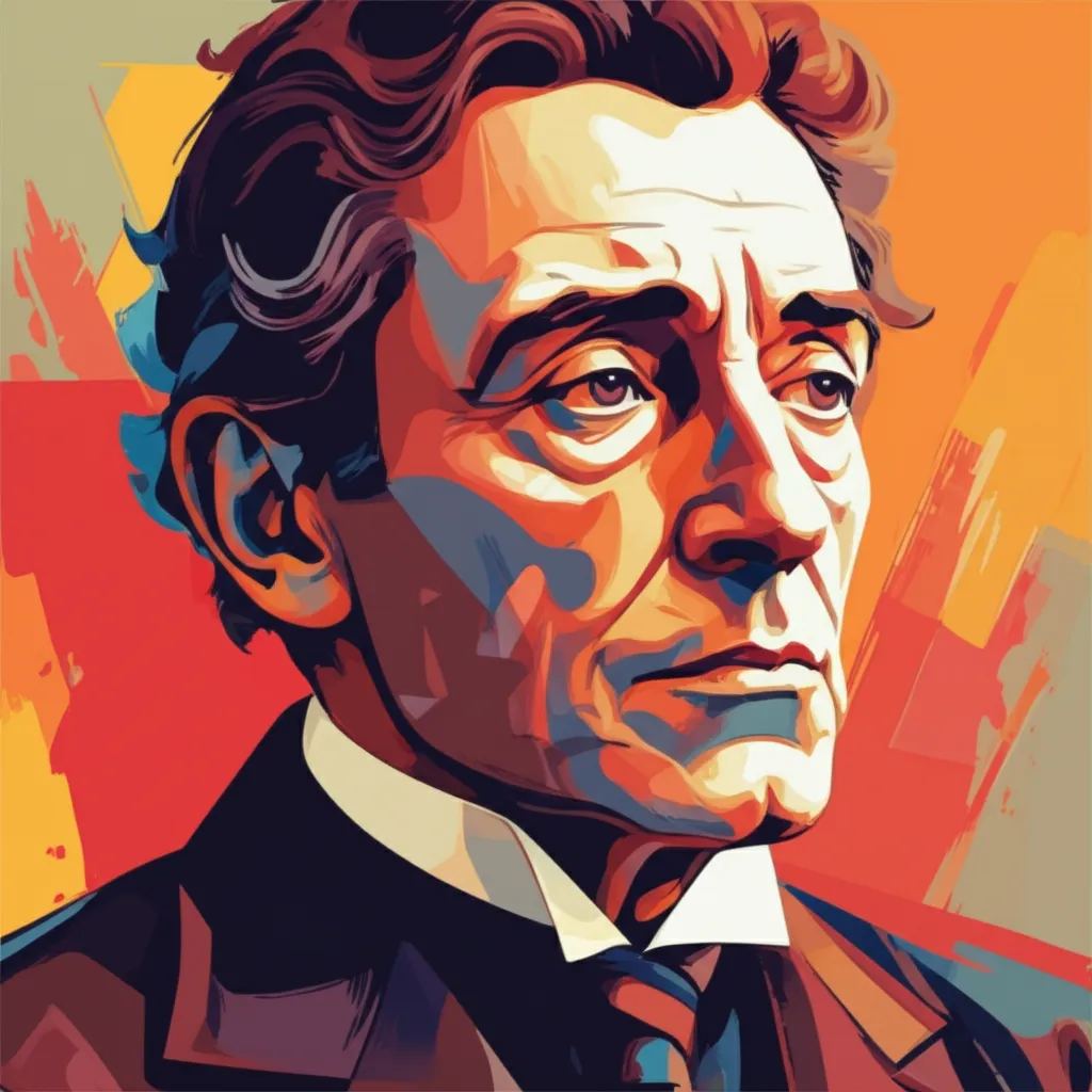 Artistic portrait of Jean-Louis Barrault