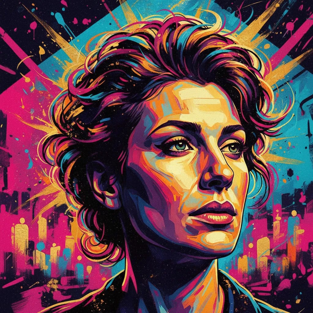 Artistic portrait of Ljubica Adzovic