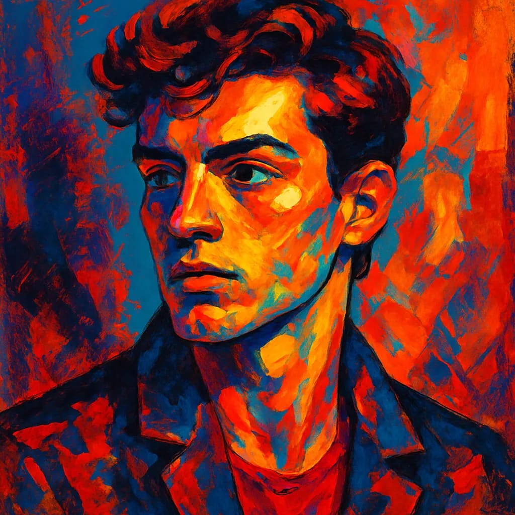 Artistic portrait of Guillermo Lasheras