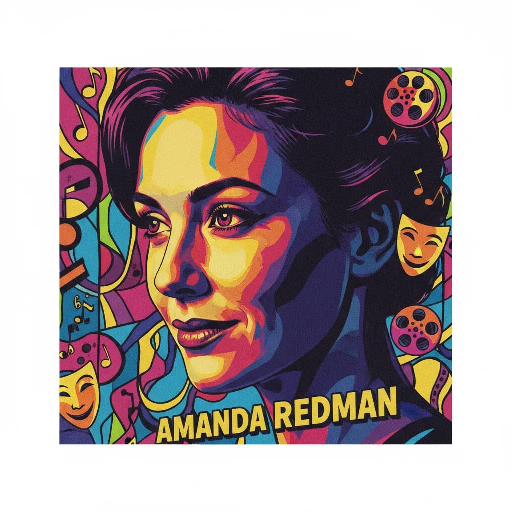 Artistic portrait of Amanda Redman
