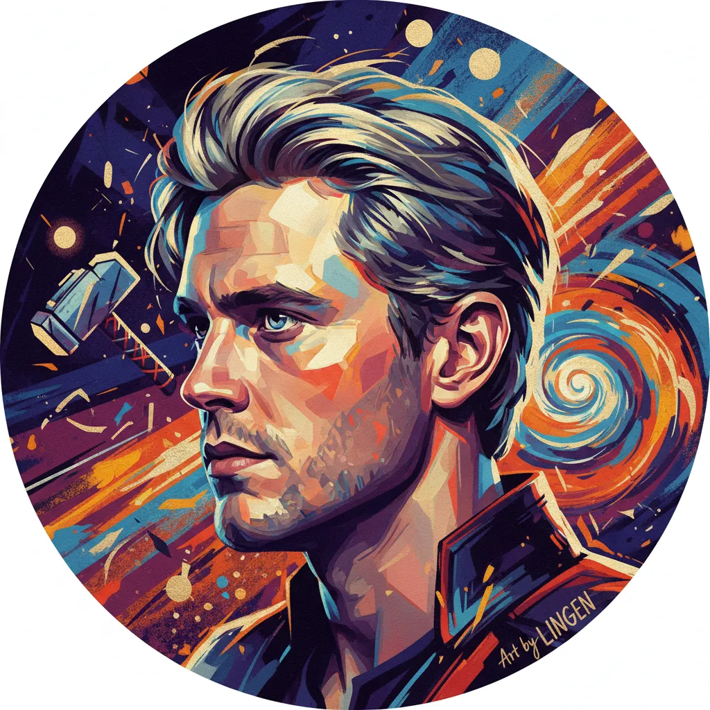 Artistic portrait of Thor Van Lingen