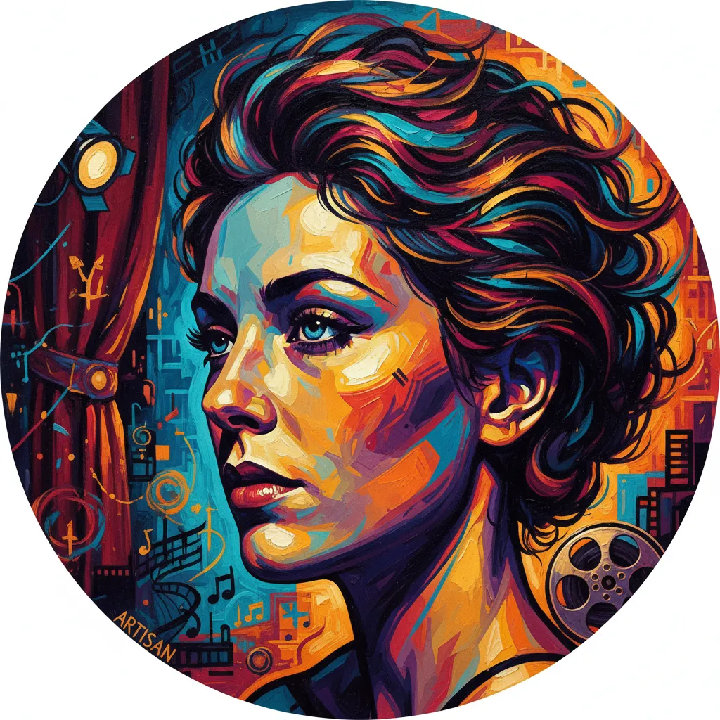 Artistic portrait of Irene Kane