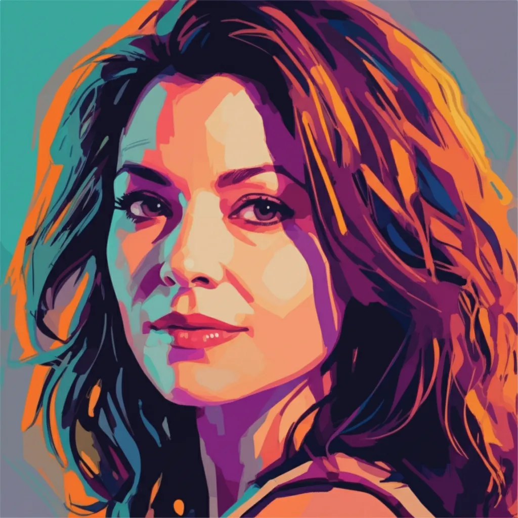 Artistic portrait of Jacqueline Obradors
