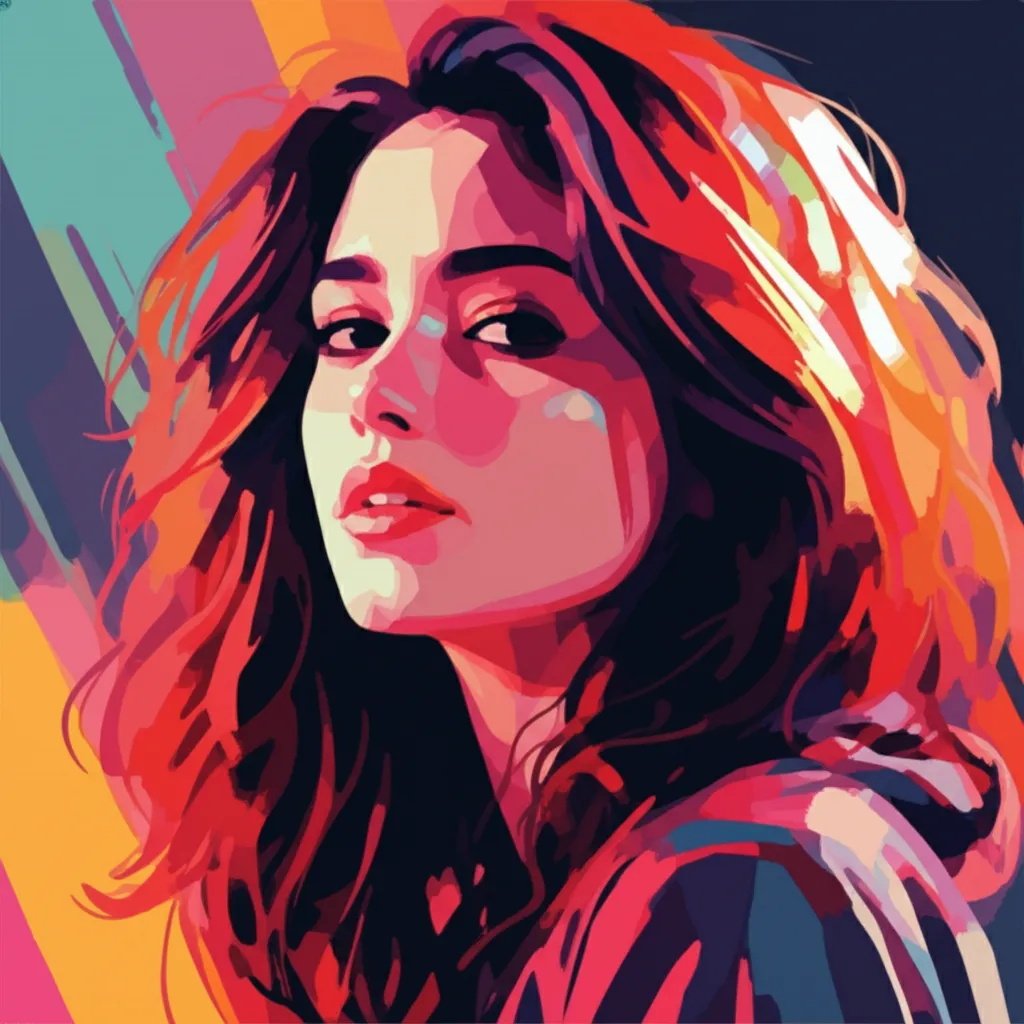 Artistic portrait of Claudia Vega