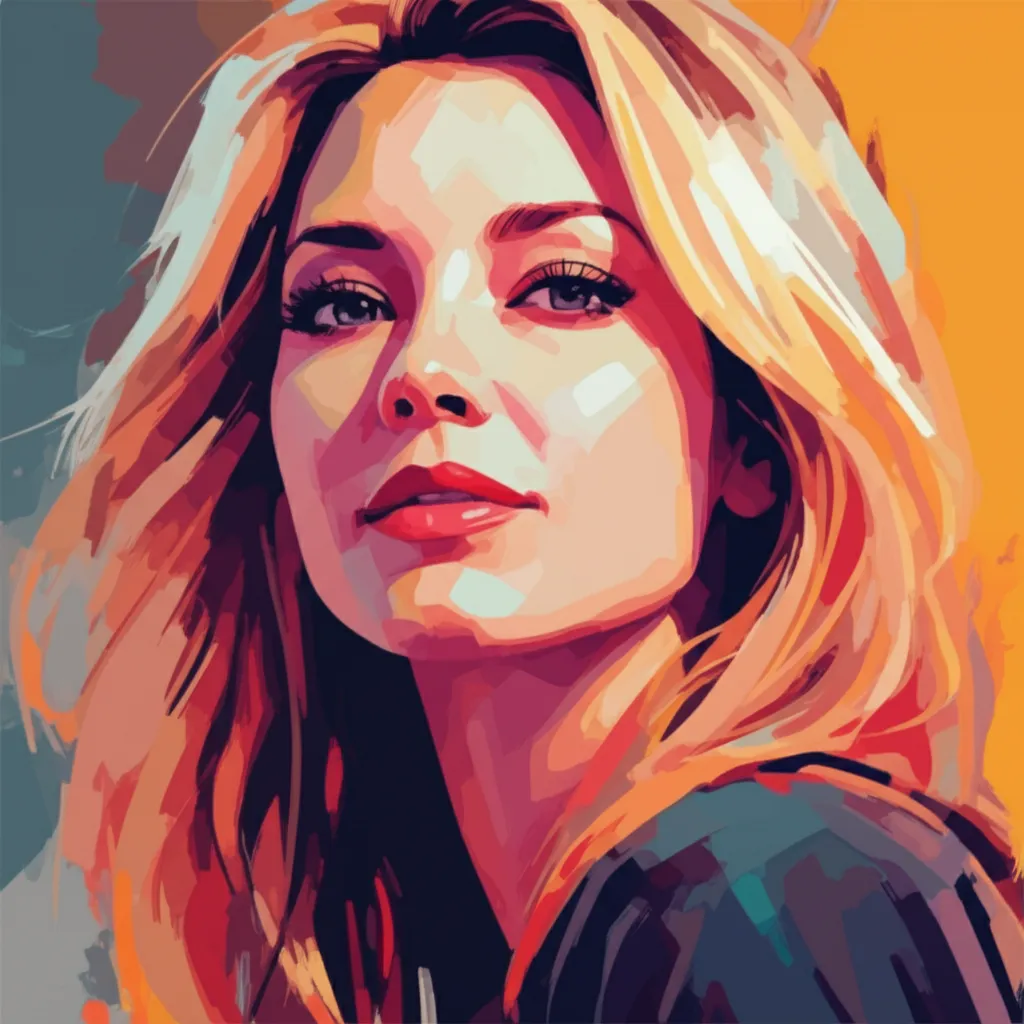 Artistic portrait of Katherine Heigl
