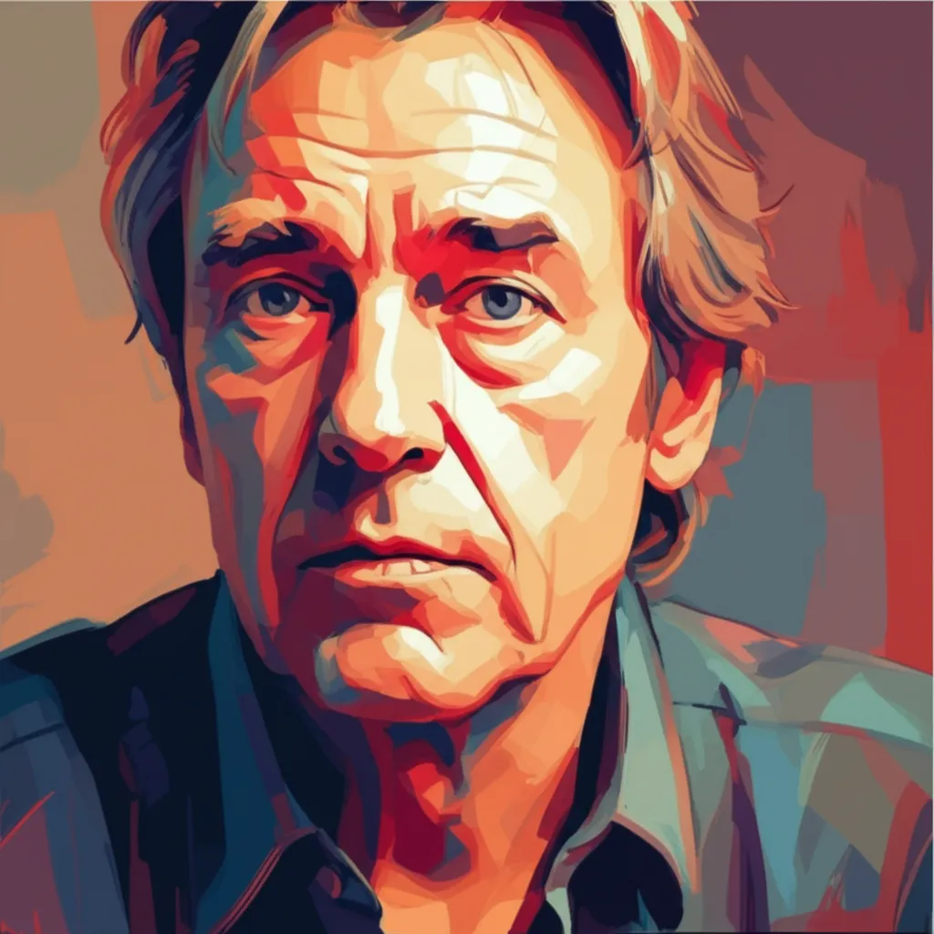 Artistic portrait of Herbert Knaup