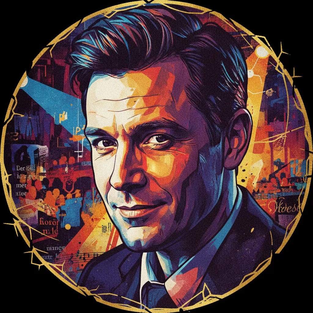 Artistic portrait of Frank Giering
