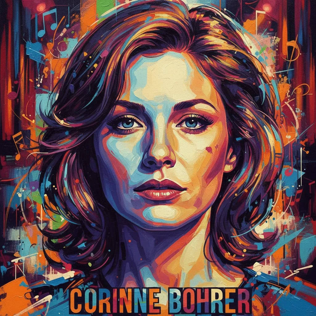 Artistic portrait of Corinne Bohrer