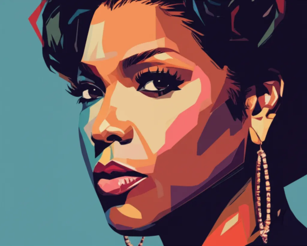 Portrait of Queen Latifah