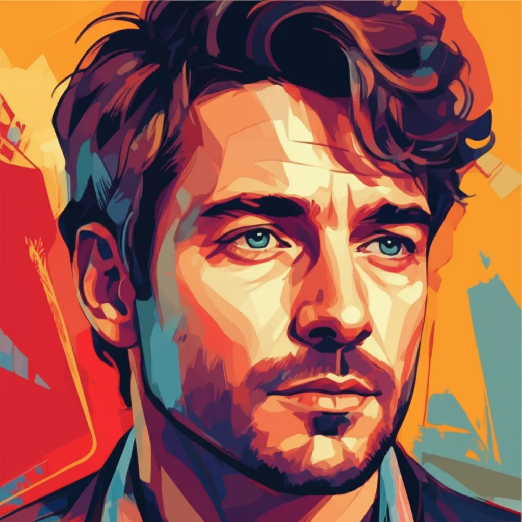 Artistic portrait of Rodolfo Sancho