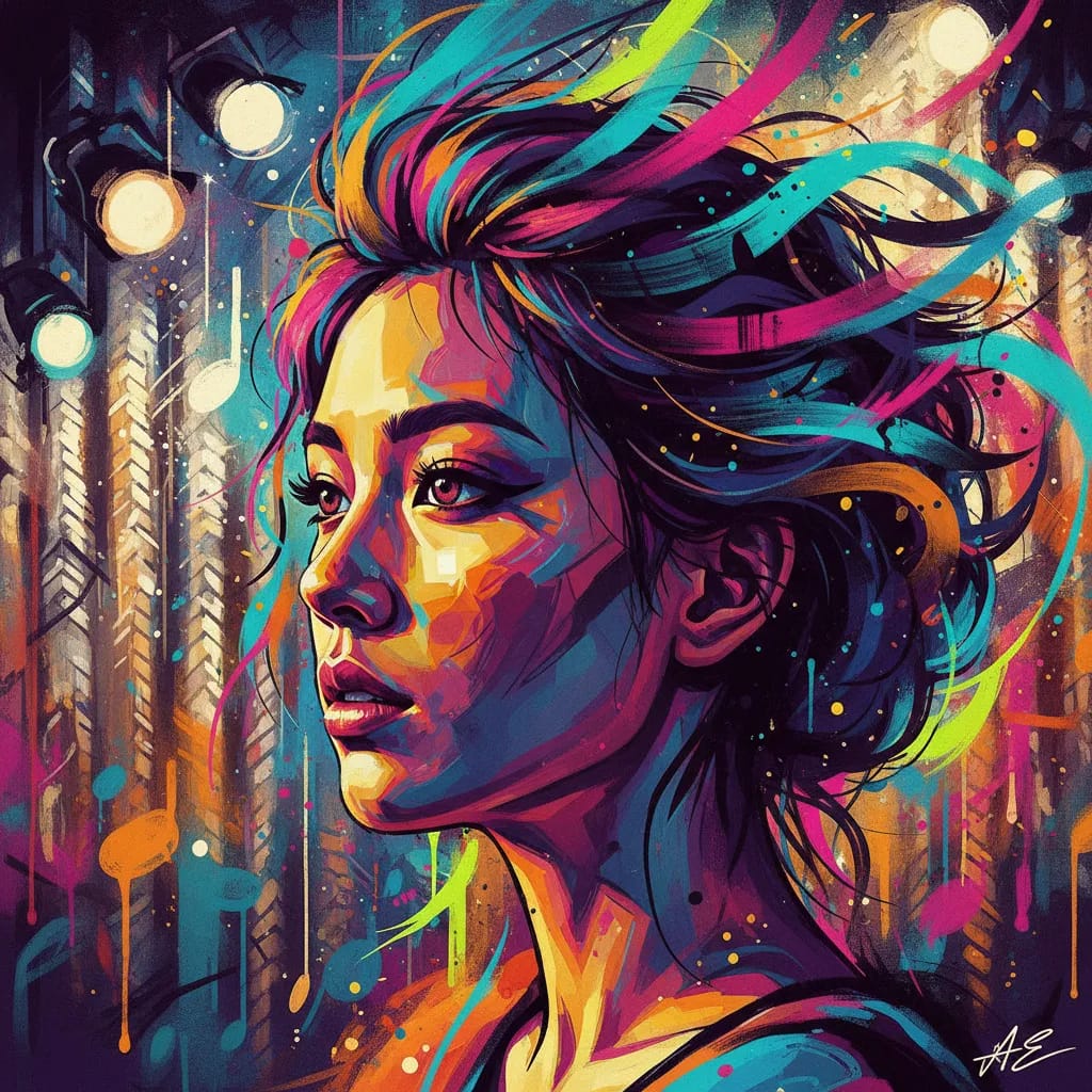 Artistic portrait of Aya Endô