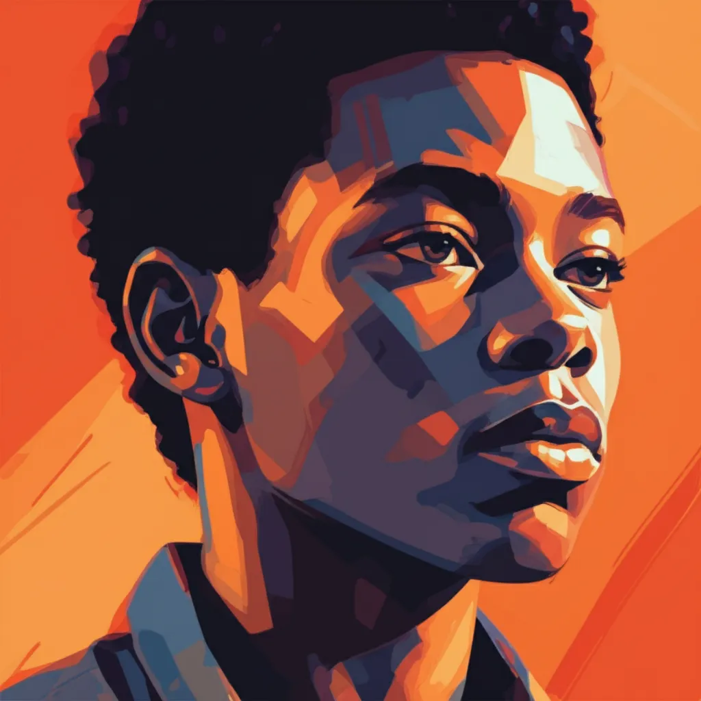 Artistic portrait of Maxwell Simba
