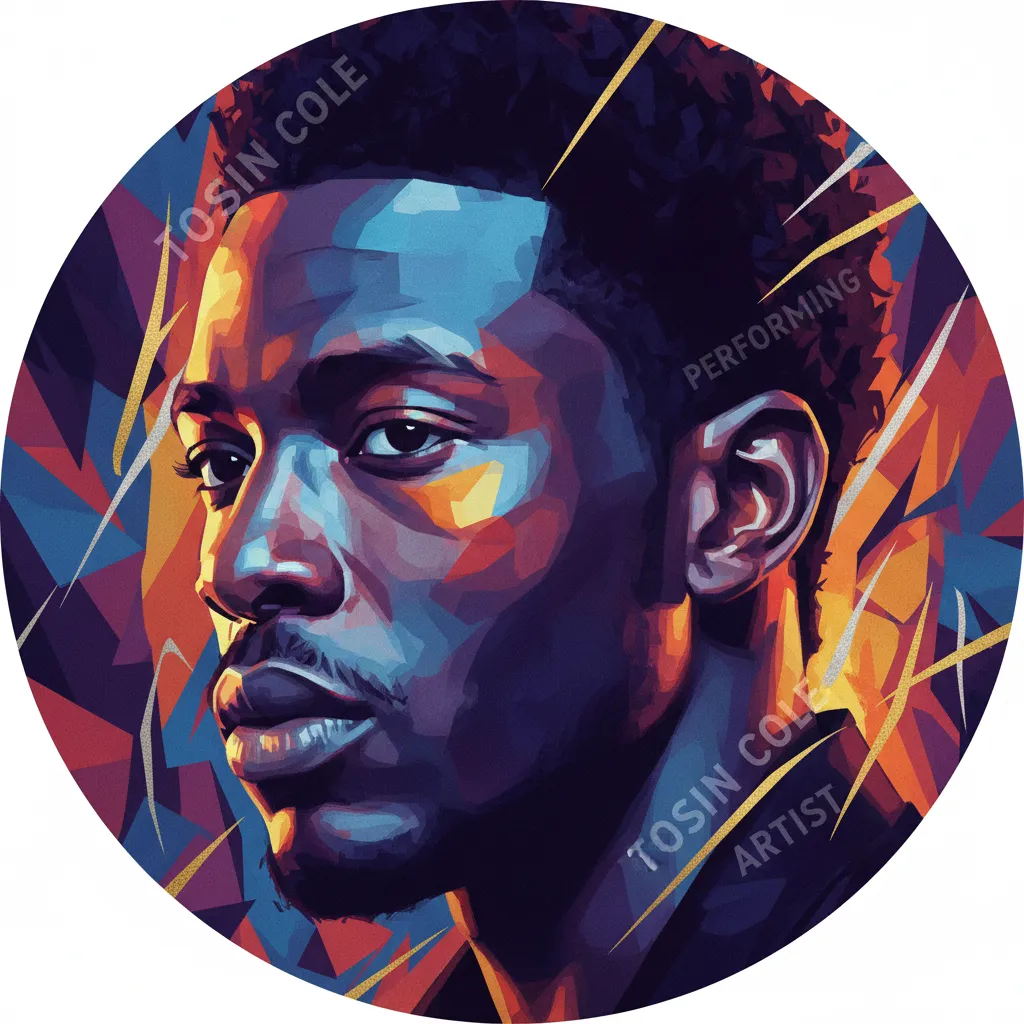Artistic portrait of Tosin Cole