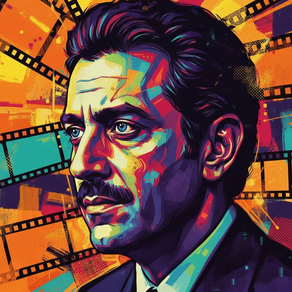 Portrait of Mohsen Makhmalbaf