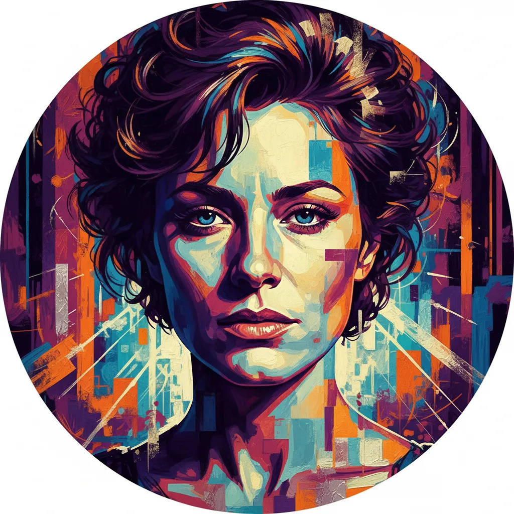 Artistic portrait of Judy Davis