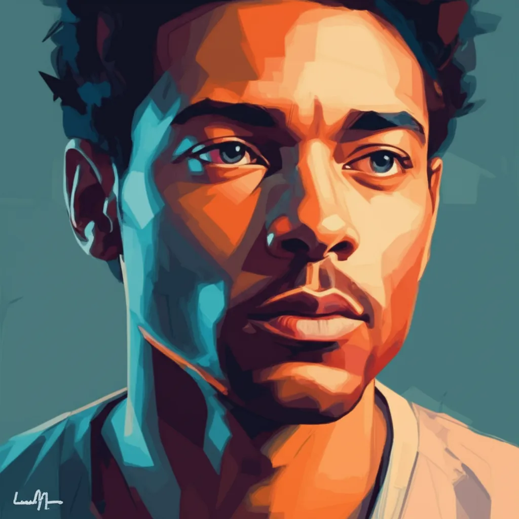 Artistic portrait of Mark Anthony Brighton