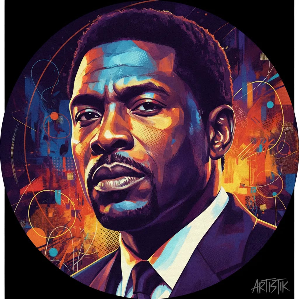 Artistic portrait of Isaiah Washington
