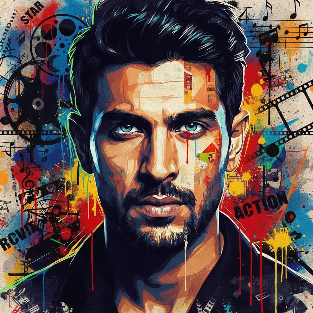 Artistic portrait of Arjun Kapoor