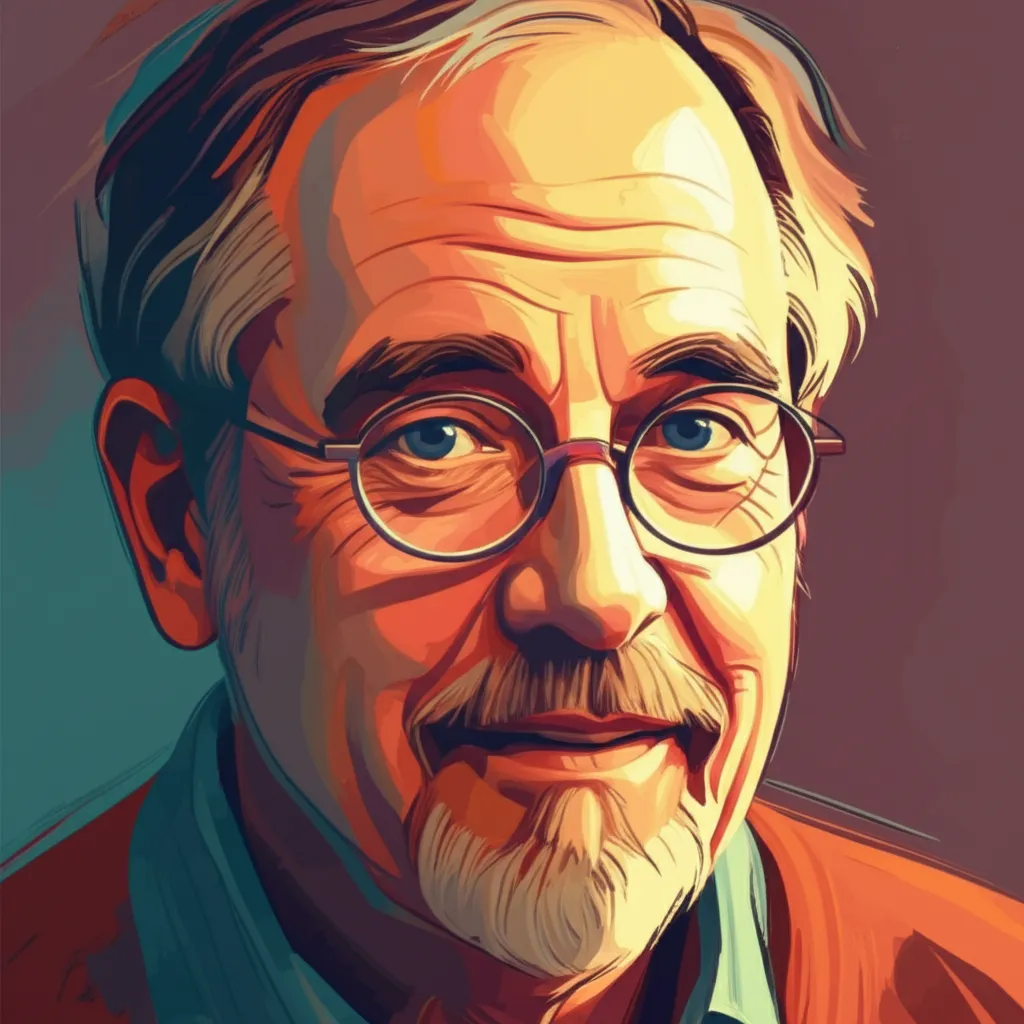 Artistic portrait of Bob Peterson