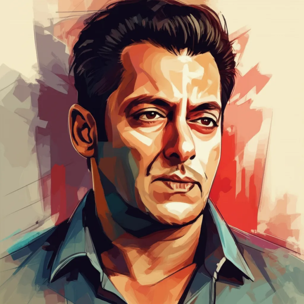 Portrait of Salman Khan
