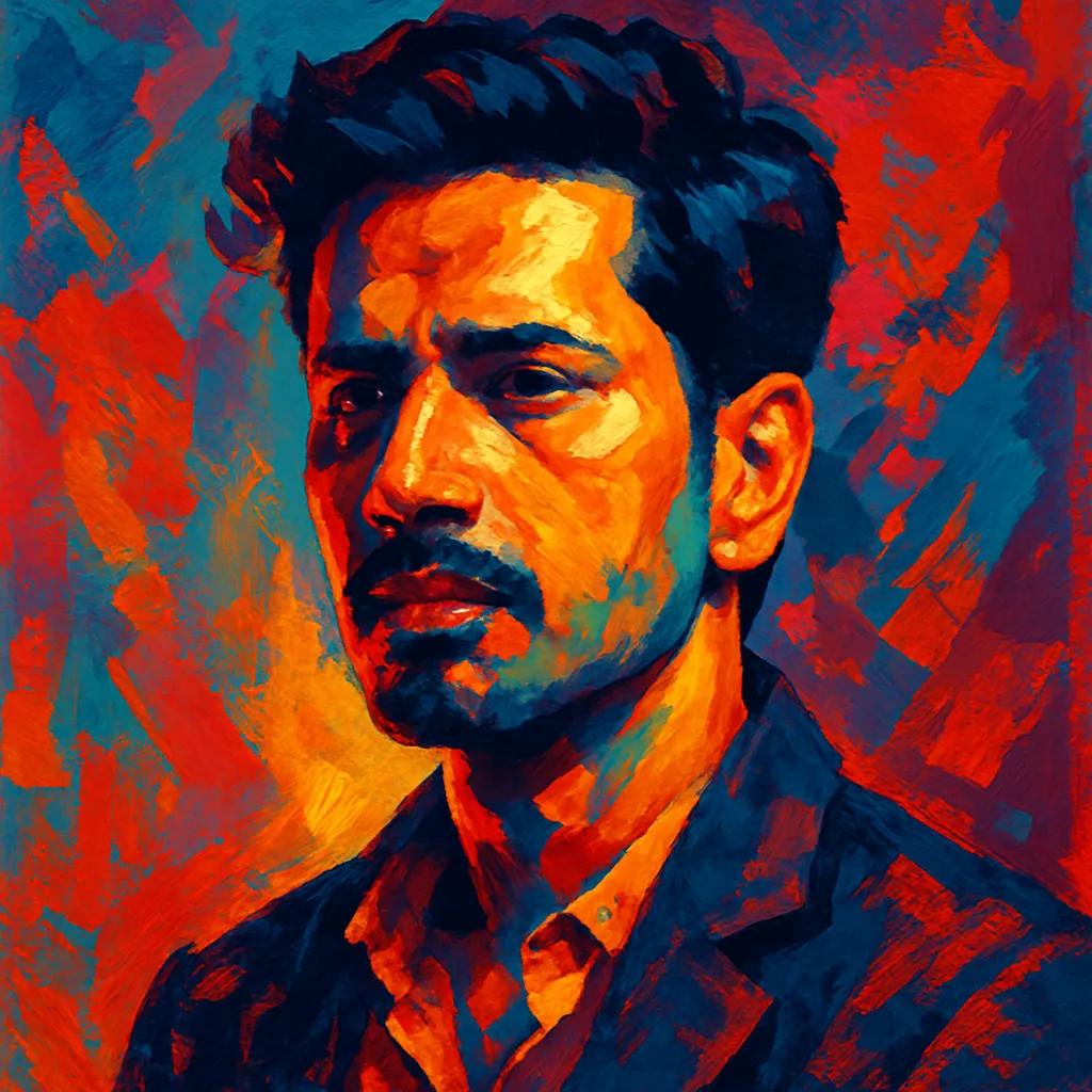 Artistic portrait of Sumeet Vyas