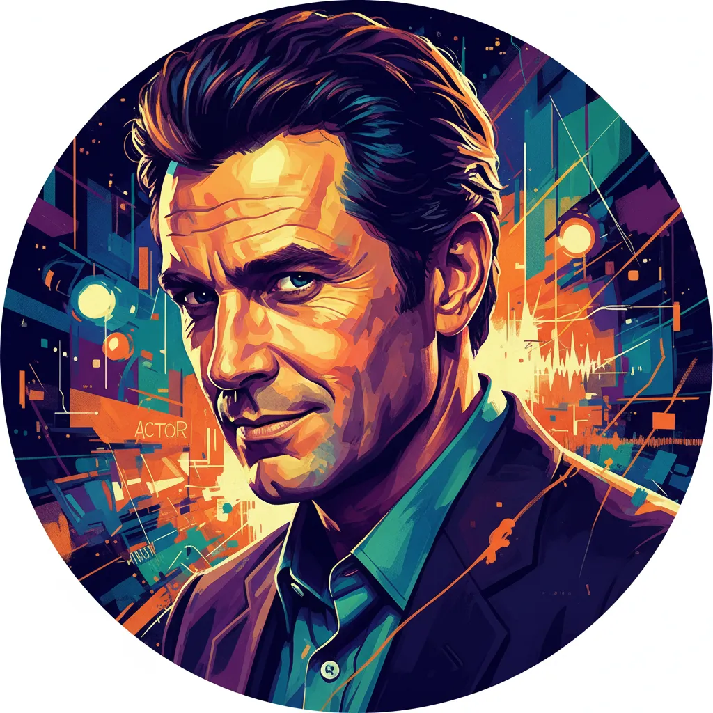 Artistic portrait of Nigel Bennett