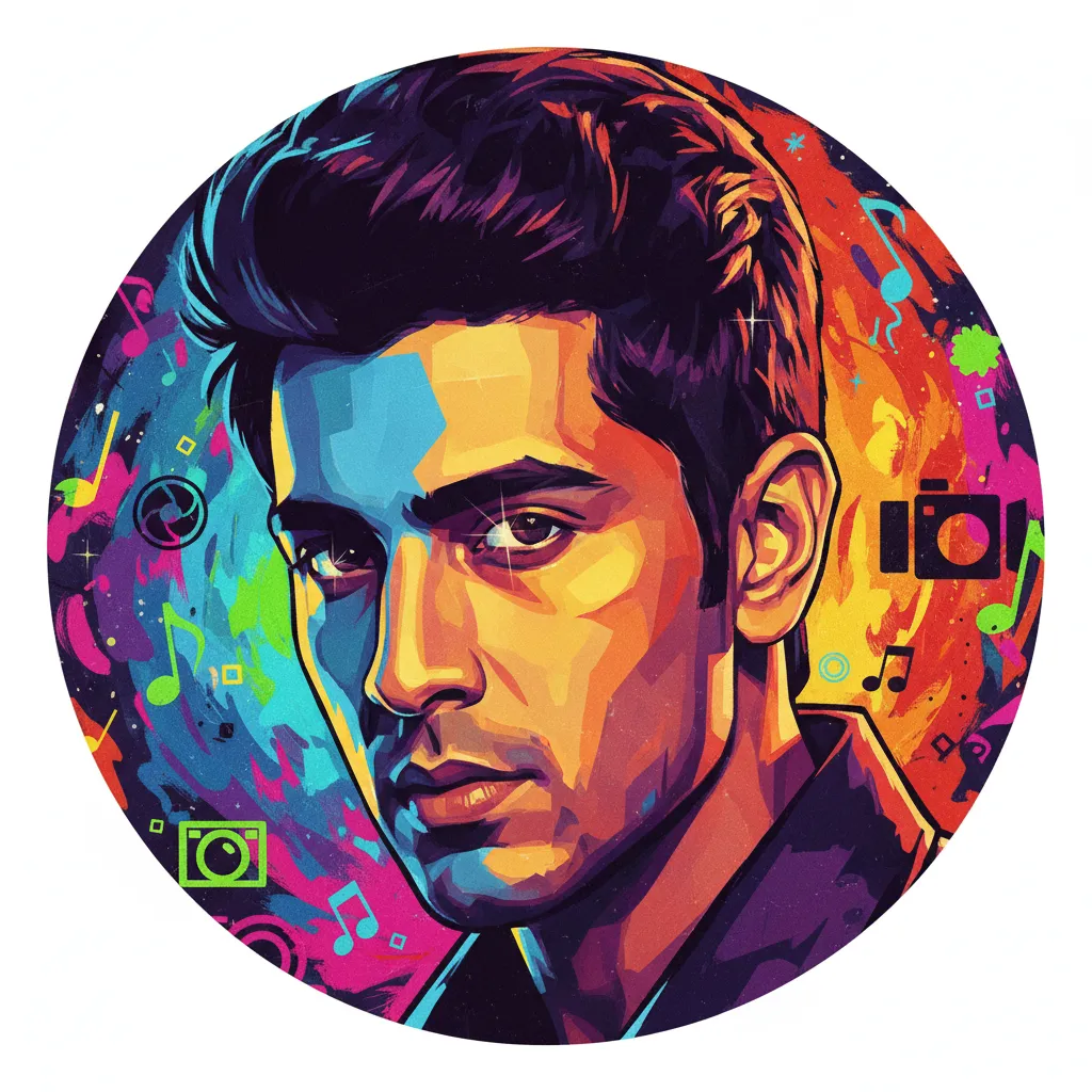 Artistic portrait of Sunny Kaushal