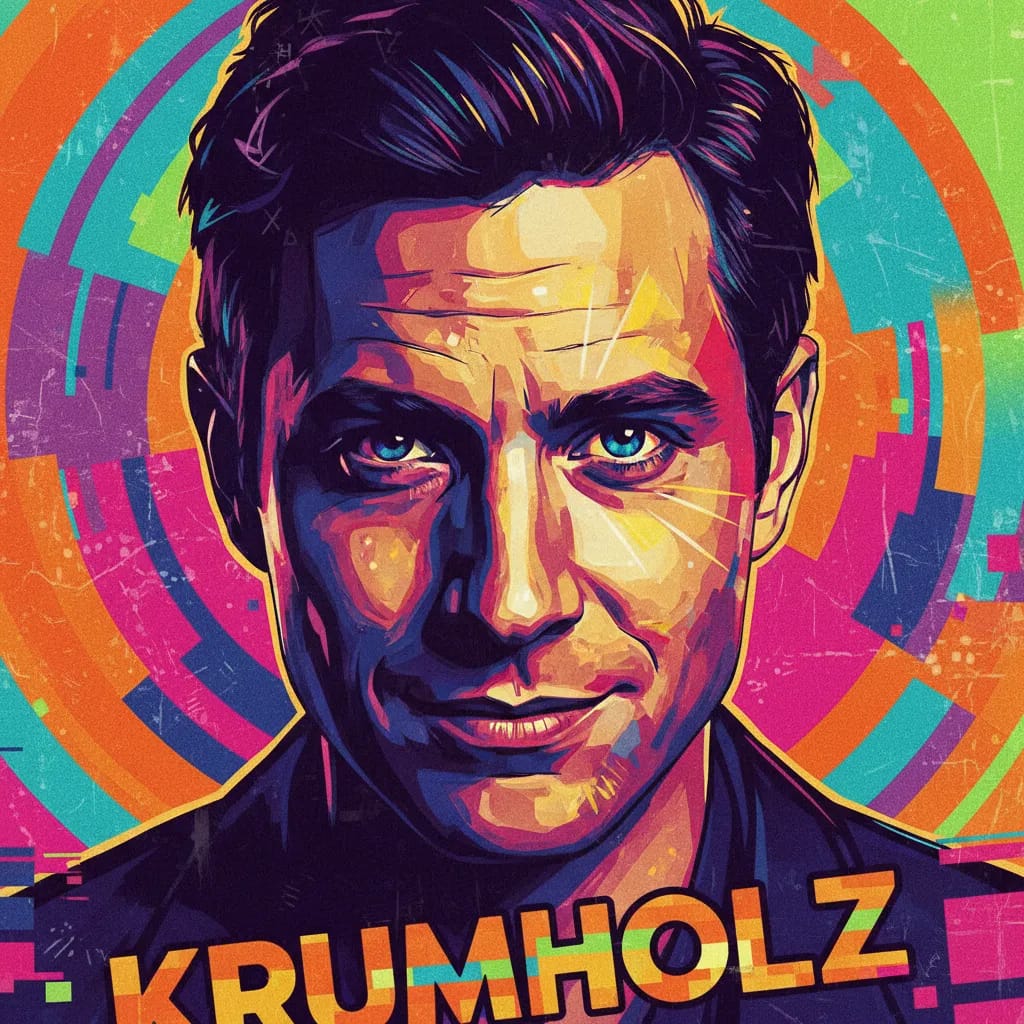 Artistic portrait of David Krumholtz