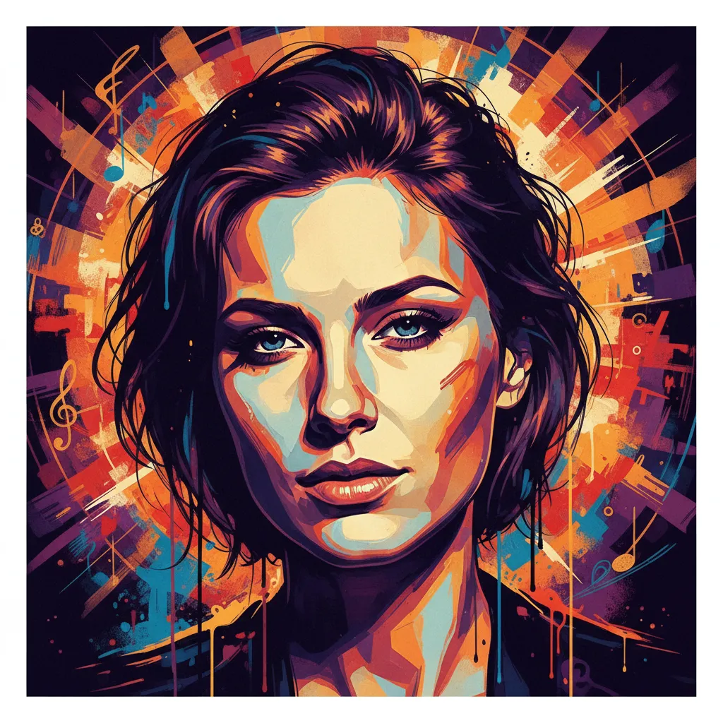 Artistic portrait of Karolina Gruszka