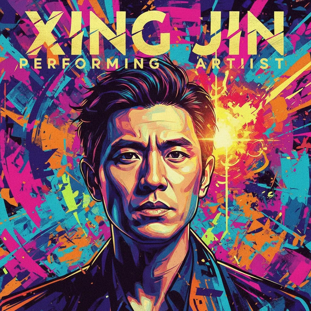 Artistic portrait of Xing Jin