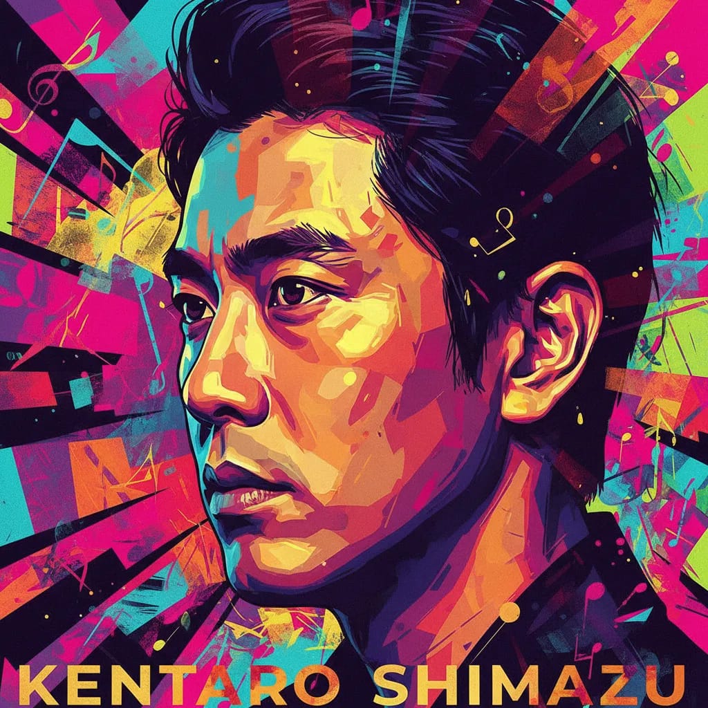 Artistic portrait of Kentarô Shimazu