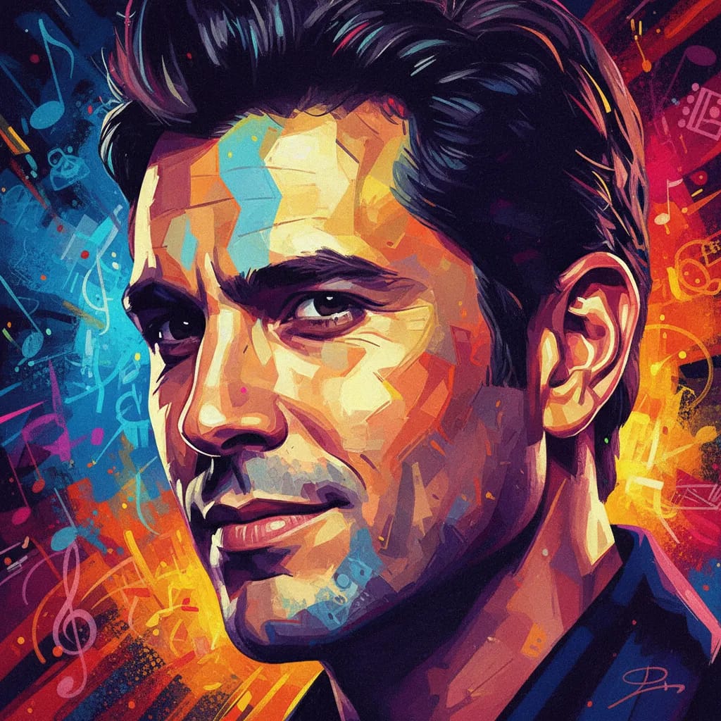 Artistic portrait of Kuno Becker